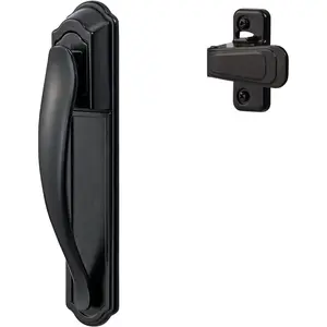 DX Pull Handle Replacement Set for Storm Door and Screen Door, Black