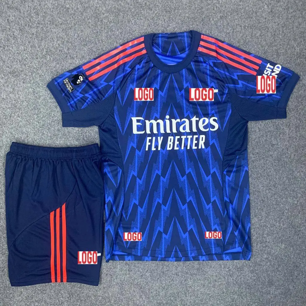 Arsenal 25/26 Away Kit A Football Sportswear Set, Dark Blue