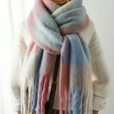 Pieced Alpaca Wool Scarf Stussy - TikTok Shop