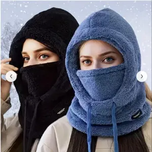 2026 New Design Unisex Sherpa Balaclava Hat – Adjustable Windproof Breathable Ski Face Cover for Winter Sports, TikTokShopBlackFriday Valentine’s Day