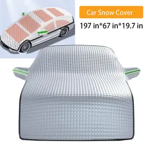 Snow Car Cover - 197'' x 67'' Windshield Snow Cover | Windshield Hood Cover Snow Shield | Extended Car Window Protector | Windshield Hood All-Season Protection Car Cover | Window Sun Shade for Car Sedans, SUVs,Trucks