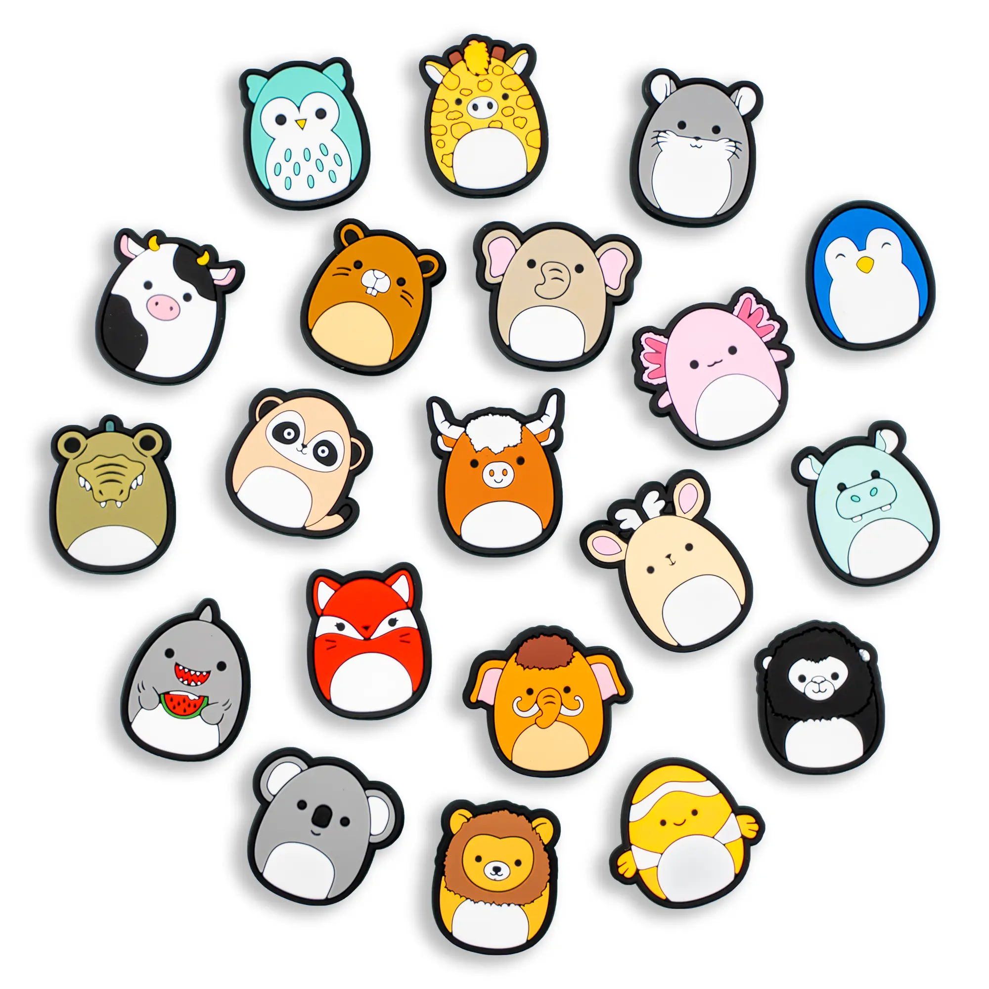 Cute Croc Charms Squish Croc Charms Animals Croc Charms Cute Shoe Charms Gift For Boys Kids Girls