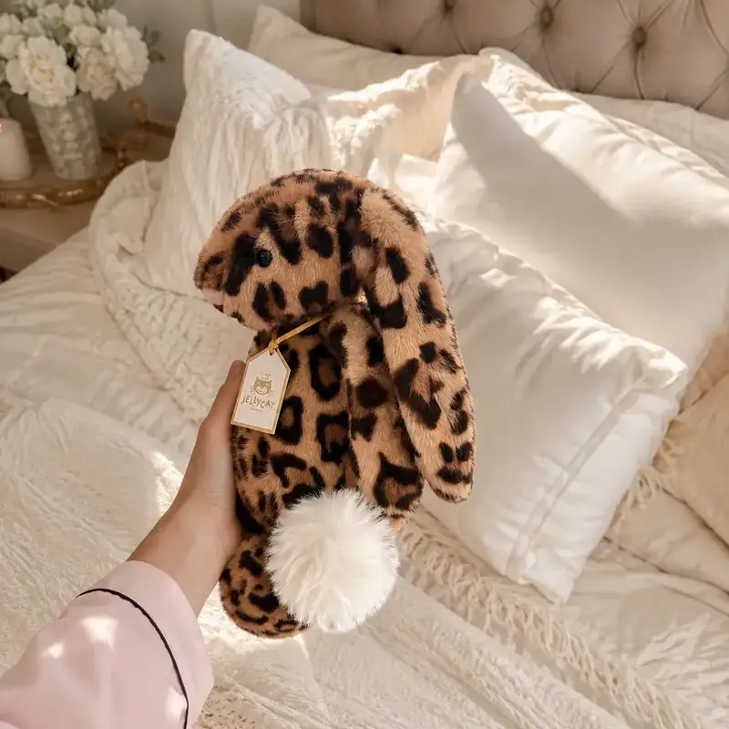 Jellycat Leopard Plush – Ultra Soft Spotted Big Cat Stuffed Animal, Collectible Cuddly Plushie, Birthday, Baby Shower & Holiday Gift for Kids, Teens and Adults