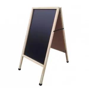 A Frame Double Sided Black Chalkboard Dry Wet Erase 10235 Black