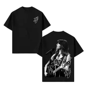 🤠 [100% Cotton] Ella Langley Live Performance Graphic Tee Fashion Shirt – Vintage Country Music Streetwear T-Shirt for Men & Women, Oversized Casual Concert Outfit Apparel, Soft Breathable Spring Summer Music Fan Fashion Gift Top S-3XL