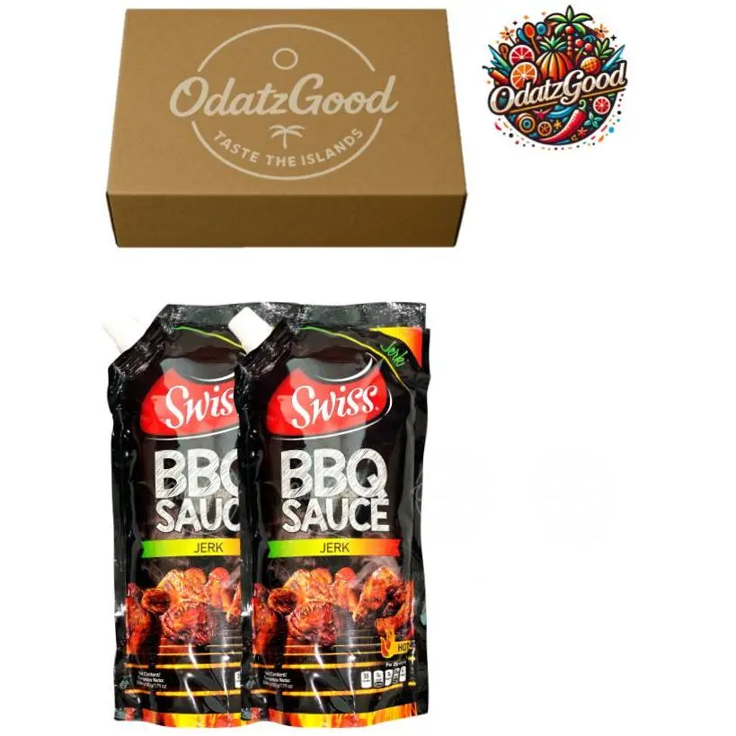 Swiss BBQ Sauce Jerk 17oz (500ml) – Curated & Packaged by ODatzGood