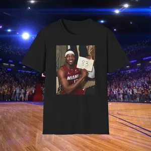 Bam Adebayo 83 Point Game Portrait Tee, Miami Wilt Chamberlain Portrait Remake, Basketball Fan Gift Shirt for Him
