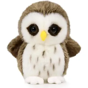 Small Stuffed  Zoo Family Plush  (Owl 6 Inches)