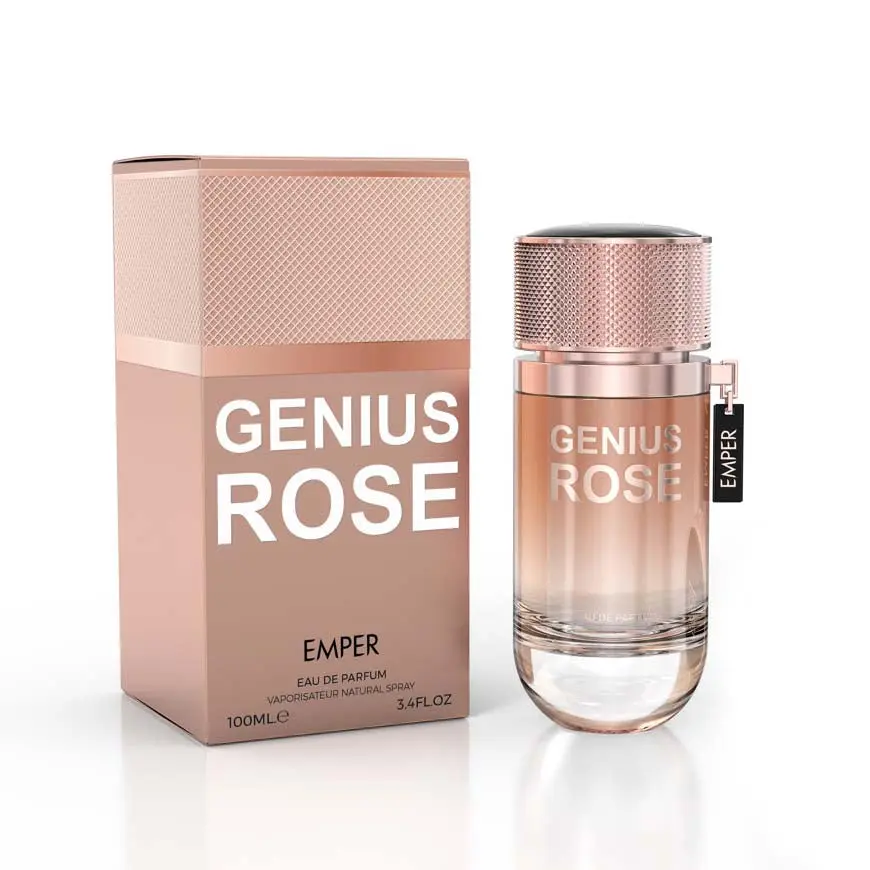 Genius Rose Eau de Parfum for Women 100ml | Champagne Rose, Peach Blossom & White Musk