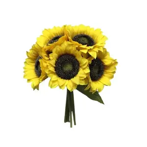 Daveid Christopher Sunfloer Bouquet x 6 Yellow 10"
