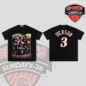 [Youth & Adult] Allen Iverson 'The Answer' 3 For Iverson Fans High-Quality 100% Cotton T-Shirt (Made In US), Sixers Nation Hooper Shirt, Game Day Outfits, Gift For Basketball Fans, Basketball Graphic Tee