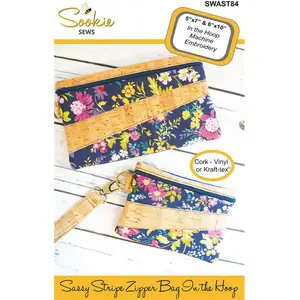 Sassy Stripe Zipper Bag Pattern