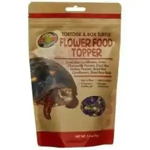 Zoo Med Tortoise & Box Turtle Flower Food Topper