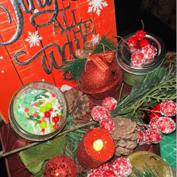 ole christmas tree candle