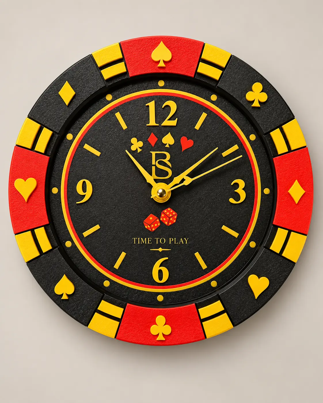Time to Play BRENX Wall Clock
