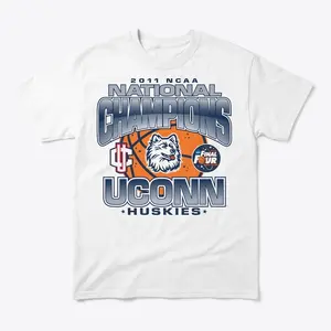 [MADE IN US] UCONN '11 National Champs Heavy Tee, College Basketball Team Graphic Shirt, Sports Game Day Shirt, Vintage Basketball Tee, Athlete Graphic Shirt, Basketball Lover Shirt, Gift for Sports Fans