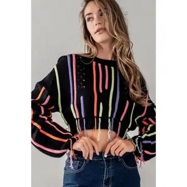 Urban Daisy Monica Tassel Sweater