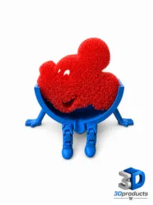 Durable Kitchen Sponge Holder with Articulating Legs and Open Drain Spout