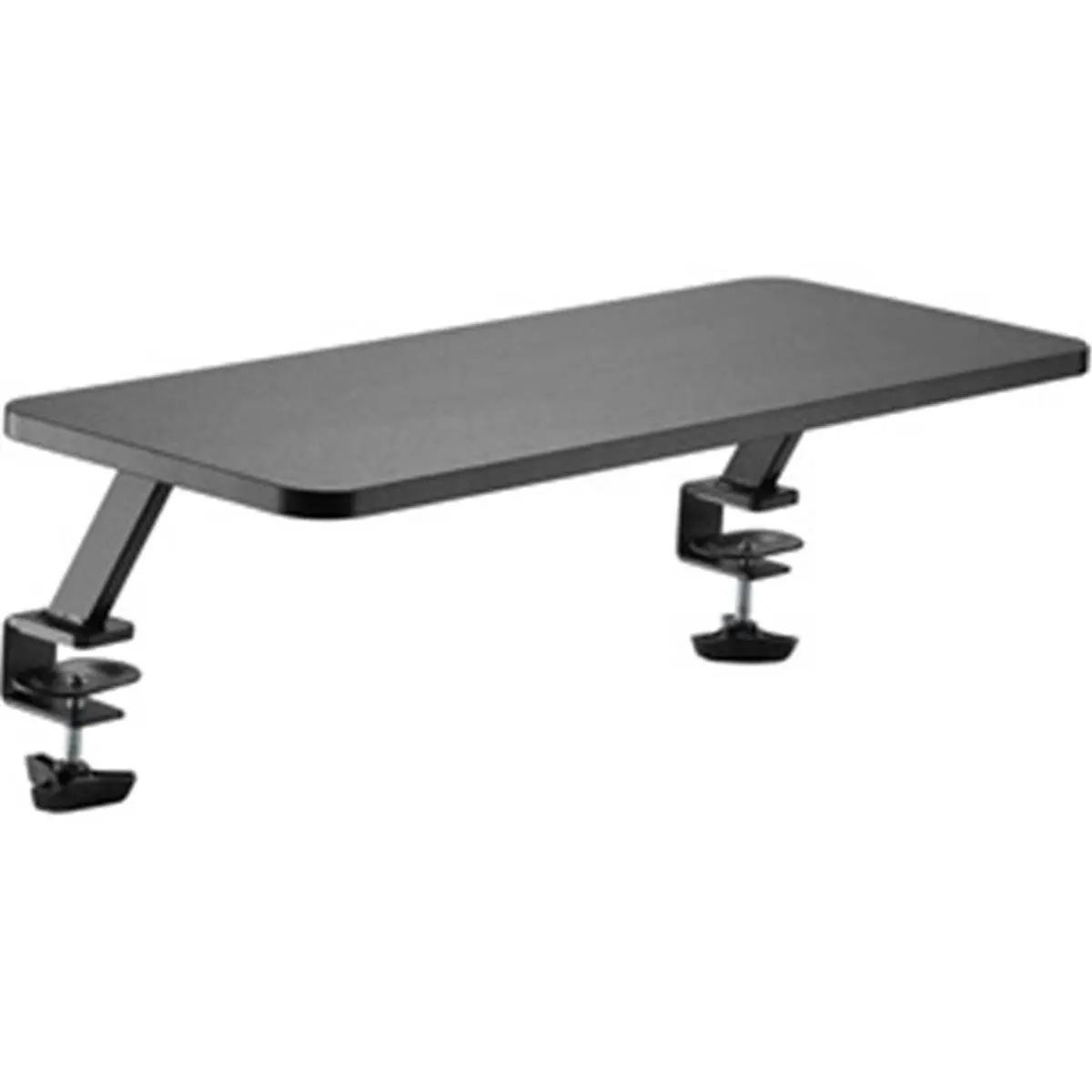 212 MAIN Clamp-Mount Monitor Stand Shelf - Office Furniture Monitor Riser for Desks, Computer Stand with 40lb Weight Capacity