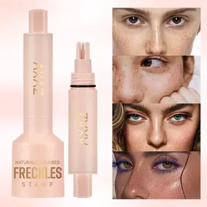 Realistic Freckle Stamp with 5 Prongs for Natural Dot Placement, Quick Application Faux Freckle Pen for Creative Makeup Trends, Great for Photoshoots, Picnics, and Summer Dates