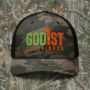 GODis1ST Camo Trucker