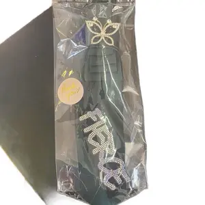 TieBeautiful Designes with Butterfly and Rhinestone Embellishments for Stylish Outfits