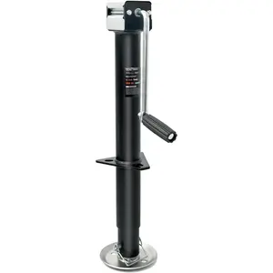 5000 lbs A-Frame Trailer Jack  Side Wind Jack with 15" Vertical Travel, Adjustable Drop   Heavy Duty Trailer Tongue Jack for Horse, Utility, RV, Yacht,Travel