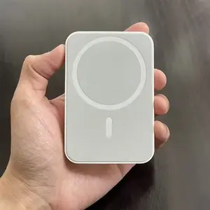 Magnetic Wireless Power Bank Foldable 10000mAh Charger with USB-C, LED Display, 22.5W PD Fast Charging for iPhone, Samsung, and Android Phones with Wireless Charging magnetic wireless power bank