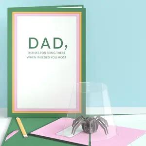Father's Day Spider Hero Pop-Up Card