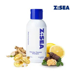 Z:SEA Biotin & Botanical Anti Hair Loss Shampoo - For Thinning Hair & Scalp Care - Stops Breakage, Controls Oil, Promotes Growth with Ginseng & Lavender Oil (For Women/Men, Postpartum, Stress Shedding)