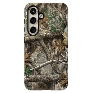Woodland Camo Pattern Phone Case,Shockproof Rugged Cover Dual Layer Soft TPU Hard Bumper Shell for Samsung S26 S25 S24 S23 S22 S21 NOTE20 Ultra A71 A56 A36 Plus FE A06 A13 A14 A15 A16 A23 A25 A26 A34  A52 A53 A54 A55 S25edge