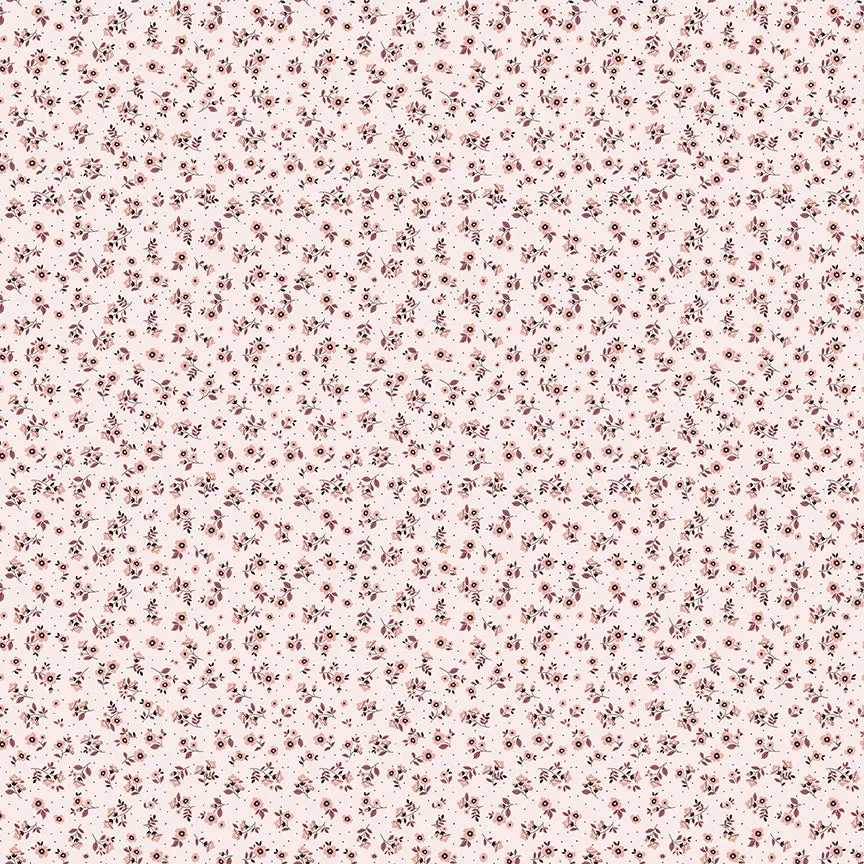 Fabric Riley Blake Pink Ditsy Daybreak on the Prairie by the Quarter Yard C17687-PINK