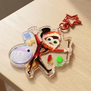 The Amazing Digital Circus  Acrylic Charms, Caine keychains,  Caine Inspired Charm