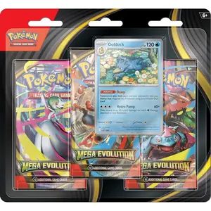 Pokemon TCG: Mega Evolution - 3-Pack Blister (Golduck)