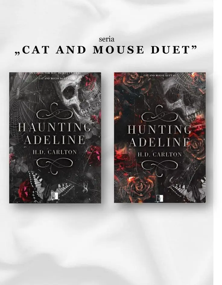Haunting Adeline & Hunting Adeline by H.D. Carlton – Cat and Mouse Romance Duet, Gothic Suspense Fiction 2-Book Reading Series
