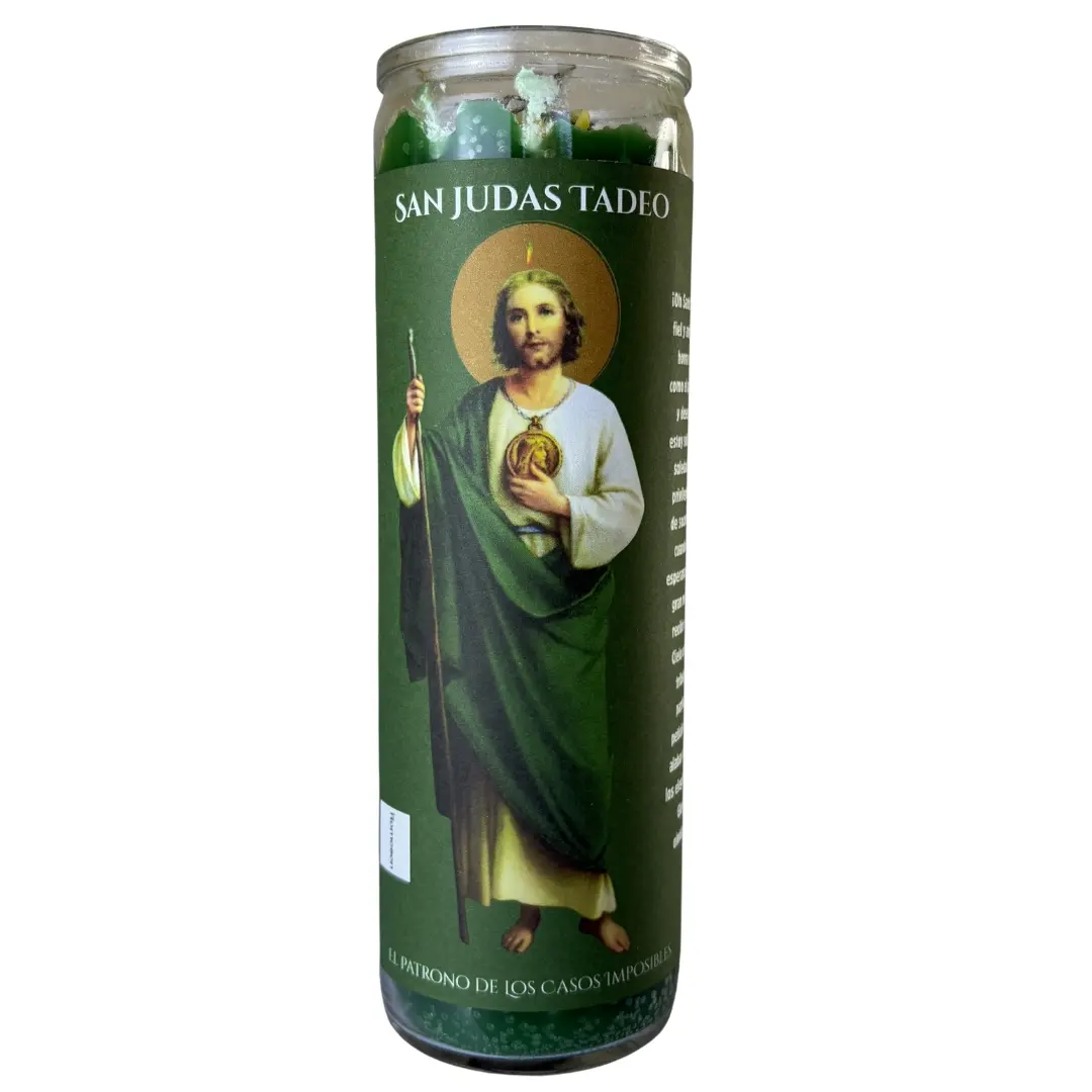 Romesen Veladora Preparada de San Judas Tadeo, 7-Dias, Saint Jude Fixed Prayer 7-Day Candle Romesen Veladora Preparada de San Judas Tadeo, 7-Dias, Saint Jude Fixed Prayer 7-Day Candle