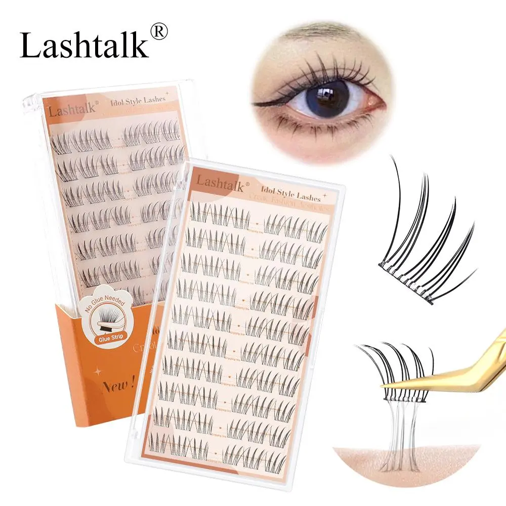 C Curl Mixed Size Individual False Eyelashes, 1 Set Natural Look Eyelash Extensions, Self Grafting Eyelash Clusters, False Eyelashes Clusters, Cosmetic False Lashes, Makeup Eyelash Extensions, DIY False Eyelashes