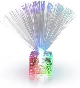 Set of 12 Light Up Mini Color Change Clear 5.5" Centerpiece