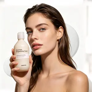 DEEOM Korean Yam Toner with rice water & niacinamide: Brightens dull skin, hydrates deeply, alcohol-free milky formula. Strengthens skin barrier, ideal for daily morning/night skincare routine.