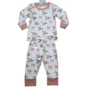 Girl Mallards Outfit Winter Pajamas Set Sleep Wear
