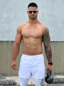 Athletic Quick Dry Man 5” inch inseam Shorts