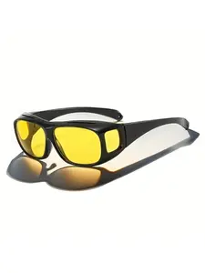 Night Vision Driving Glasses for Drivers, Cycling Sports TV Sunglasses, Anti-Dust Windproof Eyewear, Essential Safety Gear