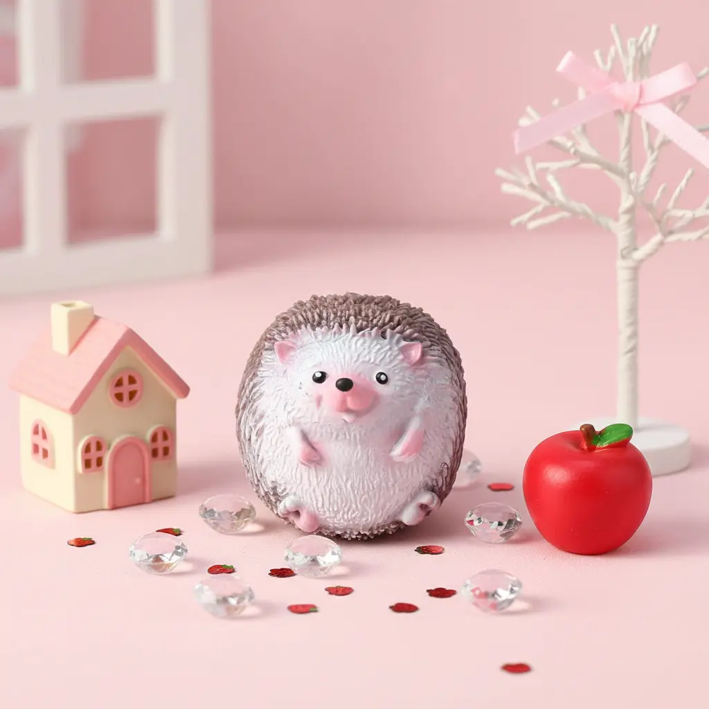 Hedgehog soft Stress Balls squeezy squishies   for Adults – Funny Stress Relief Squeezable Mini Hedgehog Foam Balls, Fun Employee Appreciation Gifts
