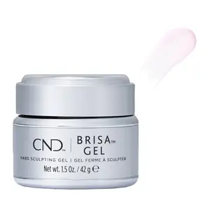 CND Brisa Sculpting Gels Cool Pink Semi-sheer 1.5 oz Hard Sculpting Gel for Professional Nail Art