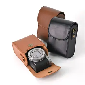 PU Leather Camera Case For Canon PowerShot SX730 SX740 HS G7X2 G7X3 G9X SX710 SX700 SX720 SX740 S90 SX260 SX240 SX275 S120 S110