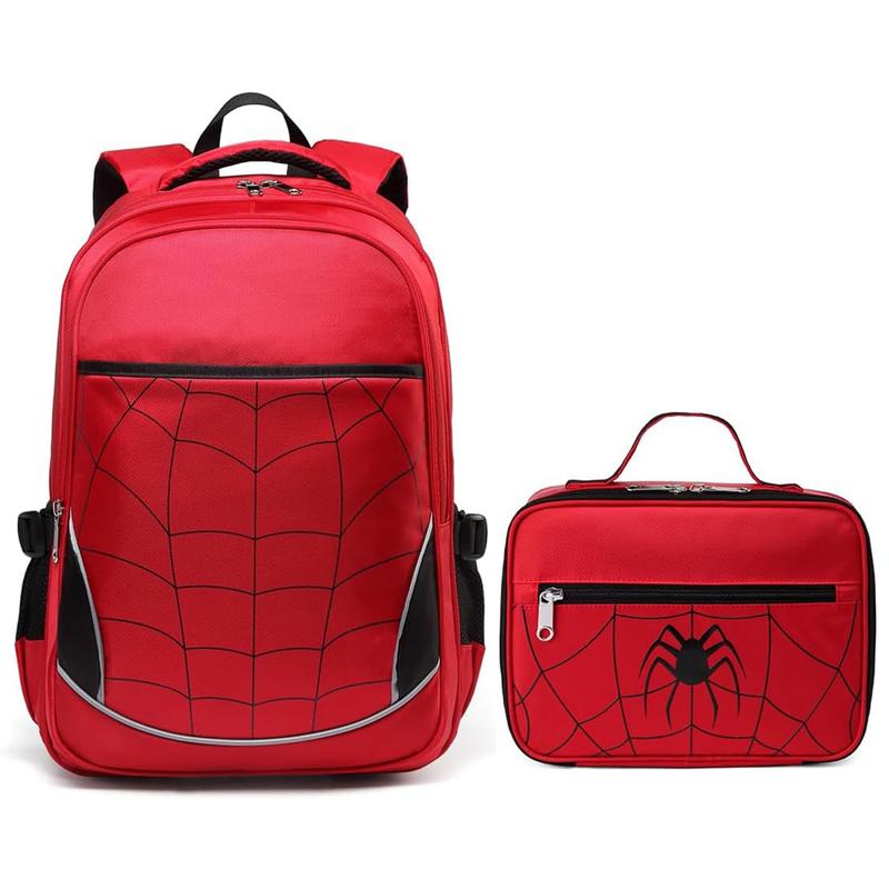 Bluefairy Boys Backpack with Lunch Box Set Kids Bookbag with Lunch Bag ...
