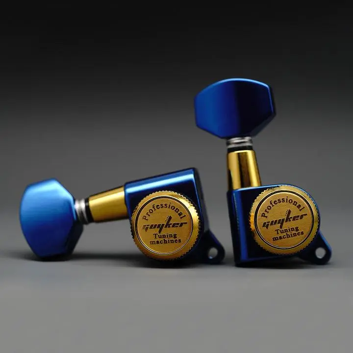 Guyker GK-D-07SP Locking Tuners – Dopamine Color, 1:18 Gear Ratio 6L For Left Handed guitar