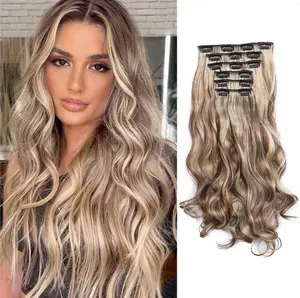 Enchanted Clip In Hair Extensions Long Wavy Synthetic Hairpieces, Natural & Soft Hair & Blends Well Hair Extensions, Perfect for Short Fine Thin Hair, Easy to Wear for Women&Girls, Daily Use, Halloween Event Party Use, Best Everyday Fashion Accessories