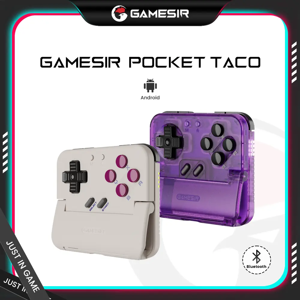 GameSir Pocket Taco - Bluetooth Mobile Game Controller, Perfect for Retro Scene GameSir Pocket Taco - Bluetooth Mobile Game Controller, Perfect for Retro Scene
