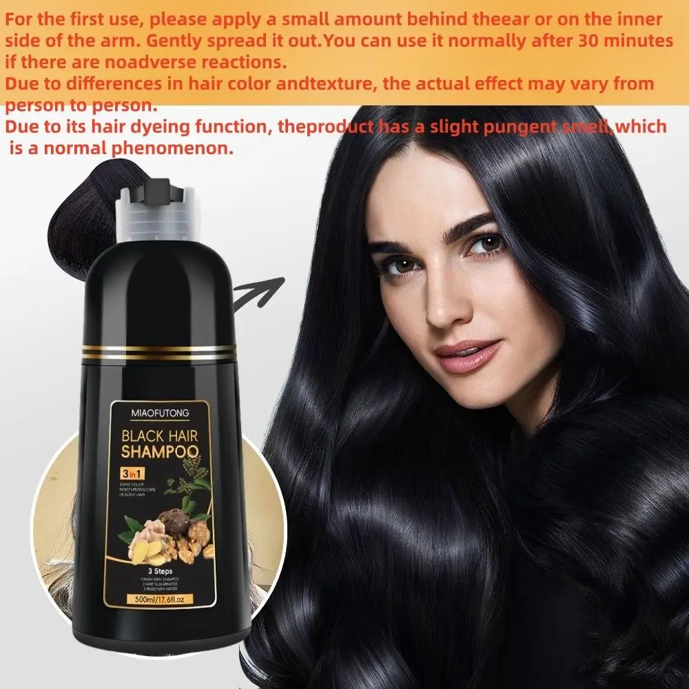 Hair Soap 888 1000mlとHair Pack205 1000ml 3 in 1 Hair Dye Shampoo, 1/2 Boxes Natural Extracts Nourishing